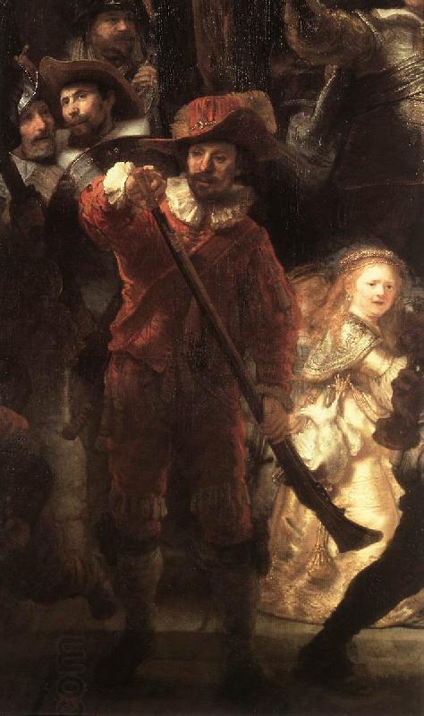 REMBRANDT Harmenszoon van Rijn The Nightwatch (detail) China oil painting art